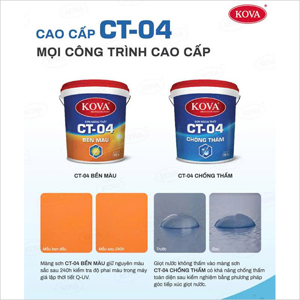 Sơn ngoại thất Kova